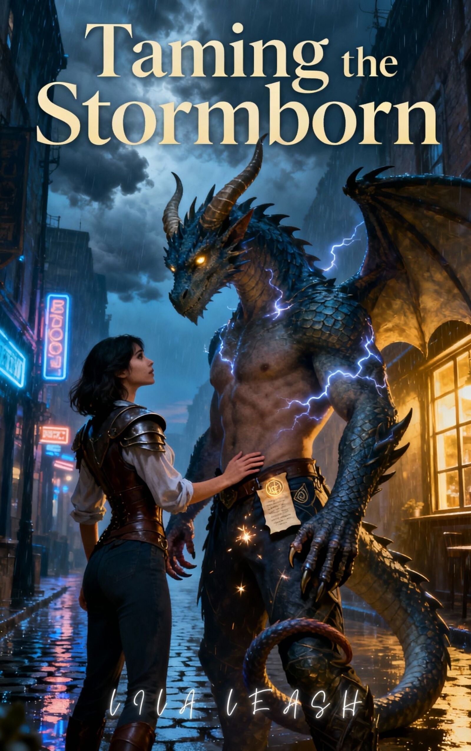 Romantasy novel cover